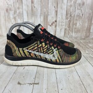 Nike Free 4.0 Flyknit‎ Women's Running Shoes Multi Color Size 7.5 Athletic